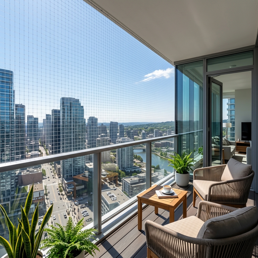 Balcony Mesh & Steel Guard